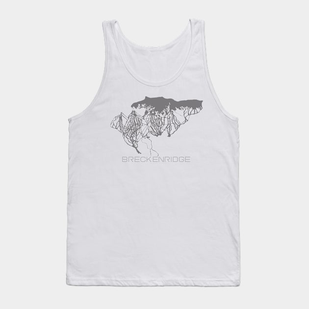 Breckenridge Resort 3D Tank Top by Mapsynergy